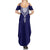 Printed Dashiki African Summer Maxi Dress Blue - Wonder Print Shop