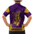 Anubis and Horus Family Matching Mermaid Dress and Hawaiian Shirt Egyptian God Purple