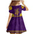 Anubis and Horus Family Matching Mermaid Dress and Hawaiian Shirt Egyptian God Purple