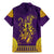 Anubis and Horus Family Matching Mermaid Dress and Hawaiian Shirt Egyptian God Purple