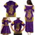 Anubis and Horus Family Matching Puletasi and Hawaiian Shirt Egyptian God Purple