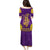 Anubis and Horus Family Matching Puletasi and Hawaiian Shirt Egyptian God Purple