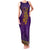 Anubis and Horus Family Matching Tank Maxi Dress and Hawaiian Shirt Egyptian God Purple