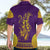 Anubis and Horus Hawaiian Shirt Egyptian God Purple