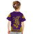 Anubis and Horus Kid T Shirt Egyptian God Purple