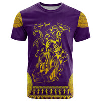 Anubis and Horus T Shirt Egyptian God Purple - Wonder Print Shop