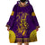 Anubis and Horus Wearable Blanket Hoodie Egyptian God Purple - Wonder Print Shop