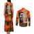 Reggae Legend Bob Couples Matching Tank Maxi Dress and Long Sleeve Button Shirt Retro Style - Wonder Print Shop