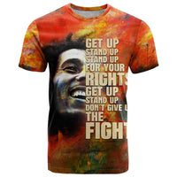 Reggae Legend Bob T Shirt Retro Style - Wonder Print Shop