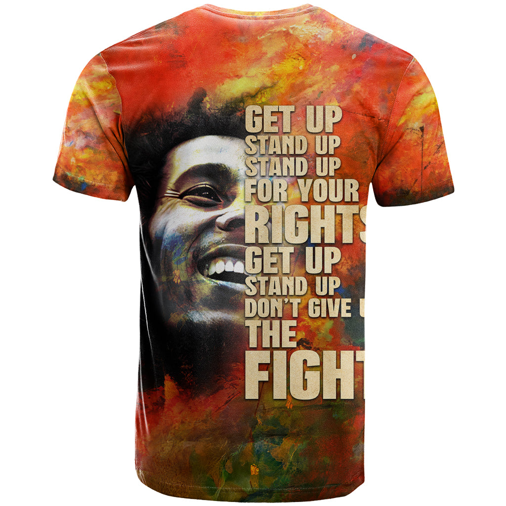 Reggae Legend Bob T Shirt Retro Style - Wonder Print Shop