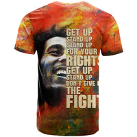 Reggae Legend Bob T Shirt Retro Style - Wonder Print Shop