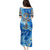 Ankh On Blue Family Matching Puletasi and Hawaiian Shirt Pan African - Wonder Print Shop