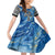 Ankh On Blue Family Matching Summer Maxi Dress and Hawaiian Shirt Pan African - Wonder Print Shop