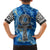Ankh On Blue Hawaiian Shirt Pan African - Wonder Print Shop