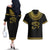 Eyes Of Horus Couples Matching Off The Shoulder Long Sleeve Dress and Hawaiian Shirt Egyptian Art