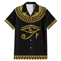 Eyes Of Horus Family Matching Mermaid Dress and Hawaiian Shirt Egyptian Art - Wonder Print Shop