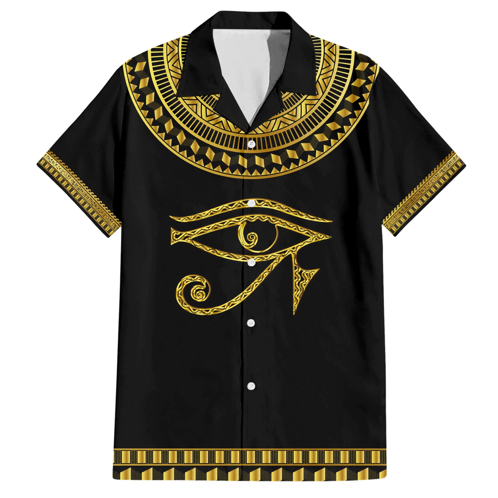 Eyes Of Horus Hawaiian Shirt Egyptian Art