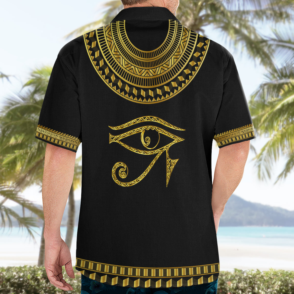 Eyes Of Horus Hawaiian Shirt Egyptian Art - Wonder Print Shop
