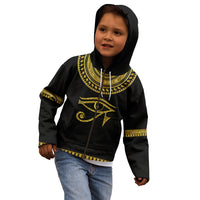 Eyes Of Horus Kid Hoodie Egyptian Art - Wonder Print Shop