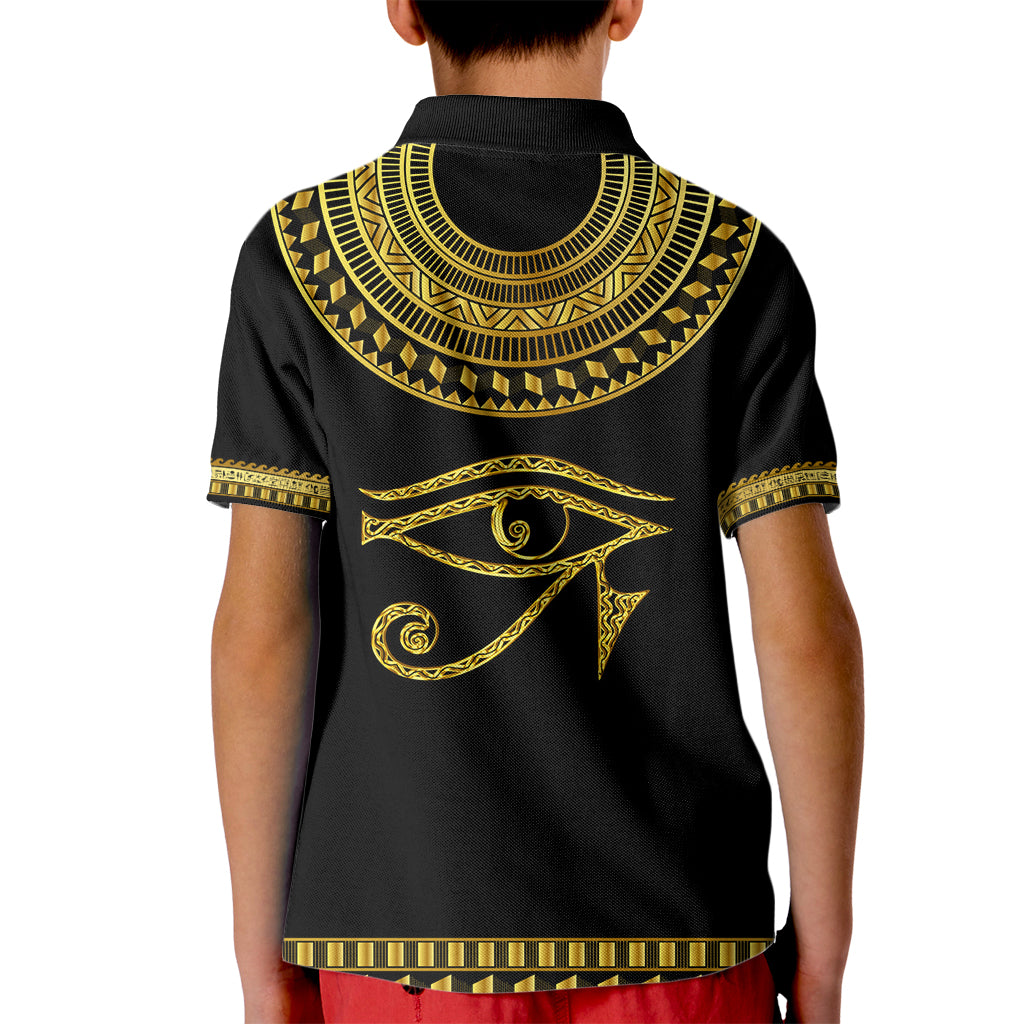 Eyes Of Horus Kid Polo Shirt Egyptian Art - Wonder Print Shop
