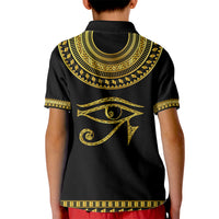 Eyes Of Horus Kid Polo Shirt Egyptian Art - Wonder Print Shop