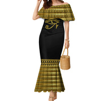 Eyes Of Horus Mermaid Dress Egyptian Art - Wonder Print Shop