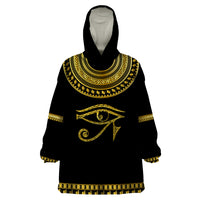 Eyes Of Horus Wearable Blanket Hoodie Egyptian Art - Wonder Print Shop