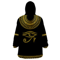 Eyes Of Horus Wearable Blanket Hoodie Egyptian Art - Wonder Print Shop