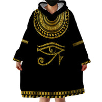 Eyes Of Horus Wearable Blanket Hoodie Egyptian Art - Wonder Print Shop