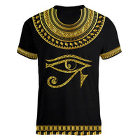 Eyes Of Horus Women V Neck T Shirt Egyptian Art - Wonder Print Shop