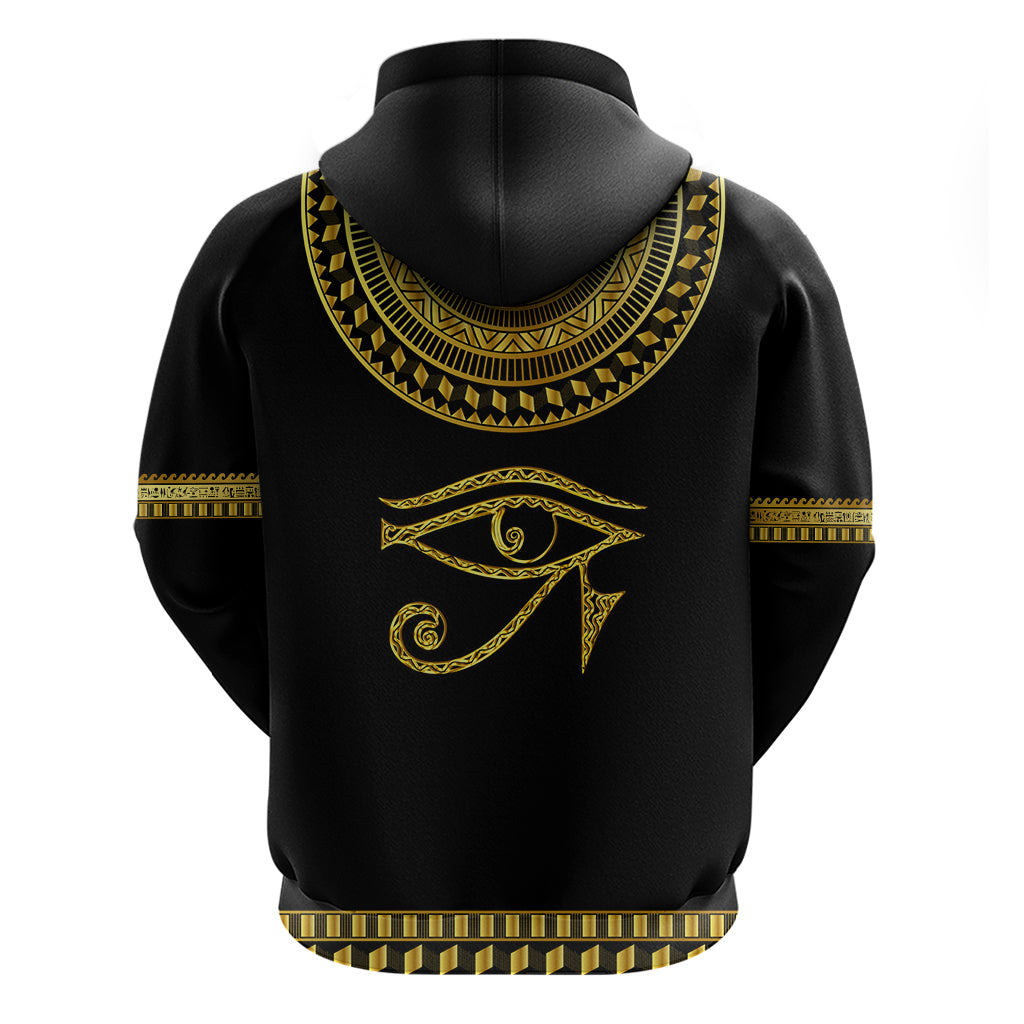 Eyes Of Horus Zip Hoodie Egyptian Art - Wonder Print Shop