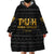Personalized Truth Know Thyself Wearable Blanket Hoodie Eye of Horus and Ankh - Wonder Print Shop
