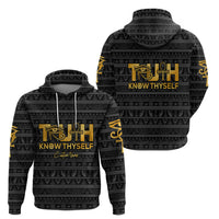 Personalized Truth Know Thyself Zip Hoodie Eye of Horus and Ankh - Wonder Print Shop