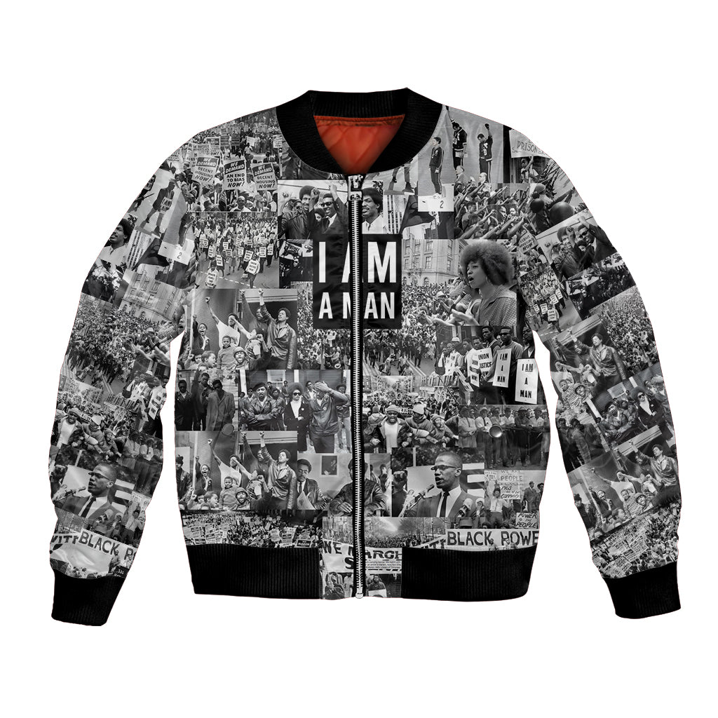 Black Power Bomber Jacket African American Culture - Wonder Print Shop