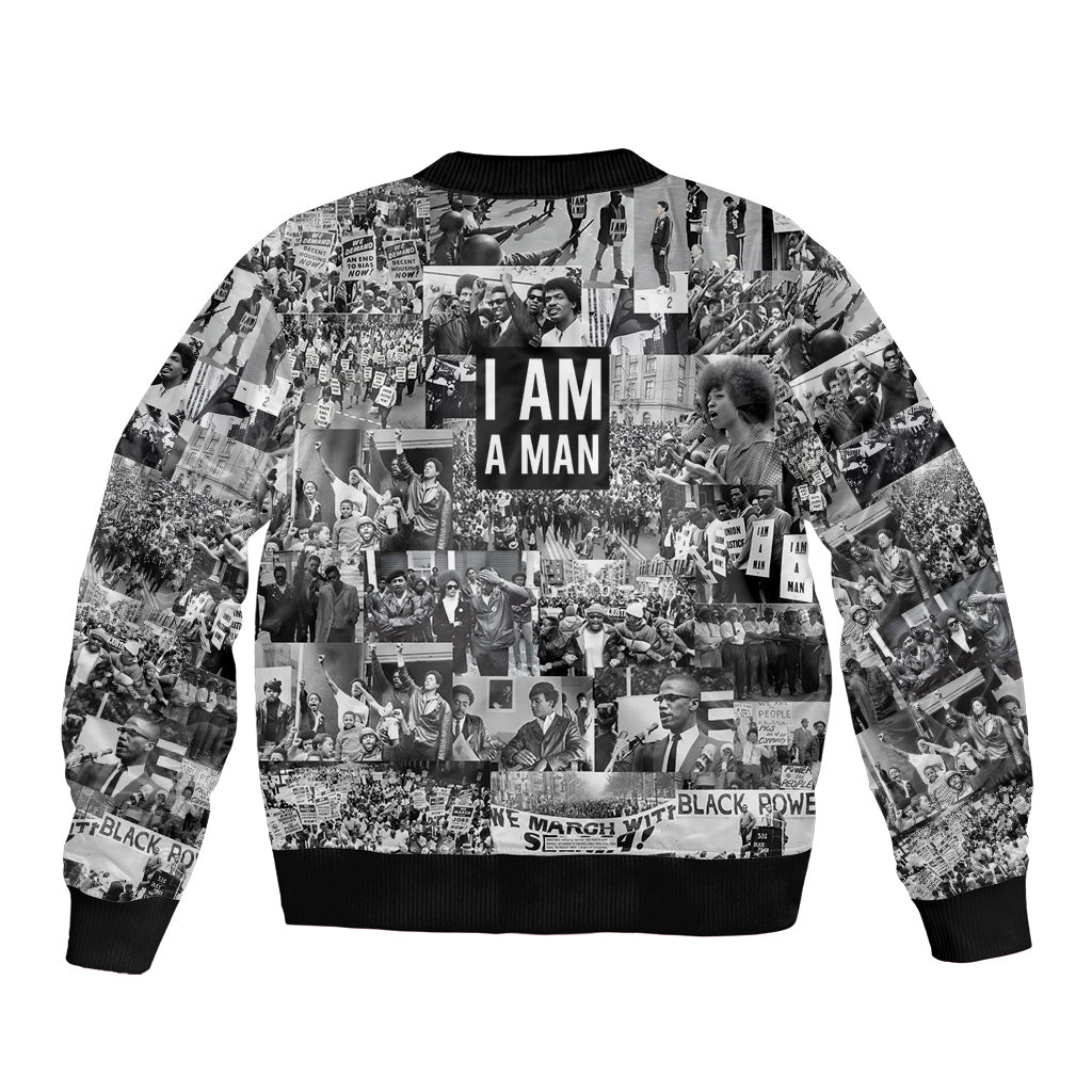 Black Power Bomber Jacket African American Culture - Wonder Print Shop