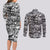 Black Power Couples Matching Long Sleeve Bodycon Dress and Long Sleeve Button Shirt African American Culture - Wonder Print Shop