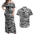 Black Power Couples Matching Off Shoulder Maxi Dress and Hawaiian Shirt African American Culture - Wonder Print Shop