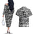 Black Power Couples Matching Off The Shoulder Long Sleeve Dress and Hawaiian Shirt African American Culture - Wonder Print Shop
