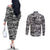 Black Power Couples Matching Off The Shoulder Long Sleeve Dress and Long Sleeve Button Shirt African American Culture