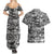 Black Power Couples Matching Summer Maxi Dress and Hawaiian Shirt African American Culture - Wonder Print Shop