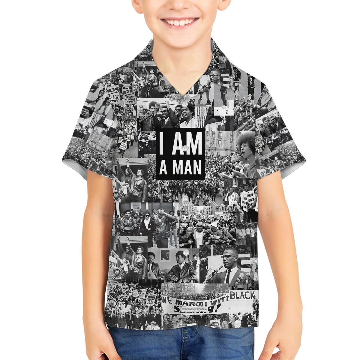 Black Power Family Matching Long Sleeve Bodycon Dress and Hawaiian Shirt African American Culture - Wonder Print Shop