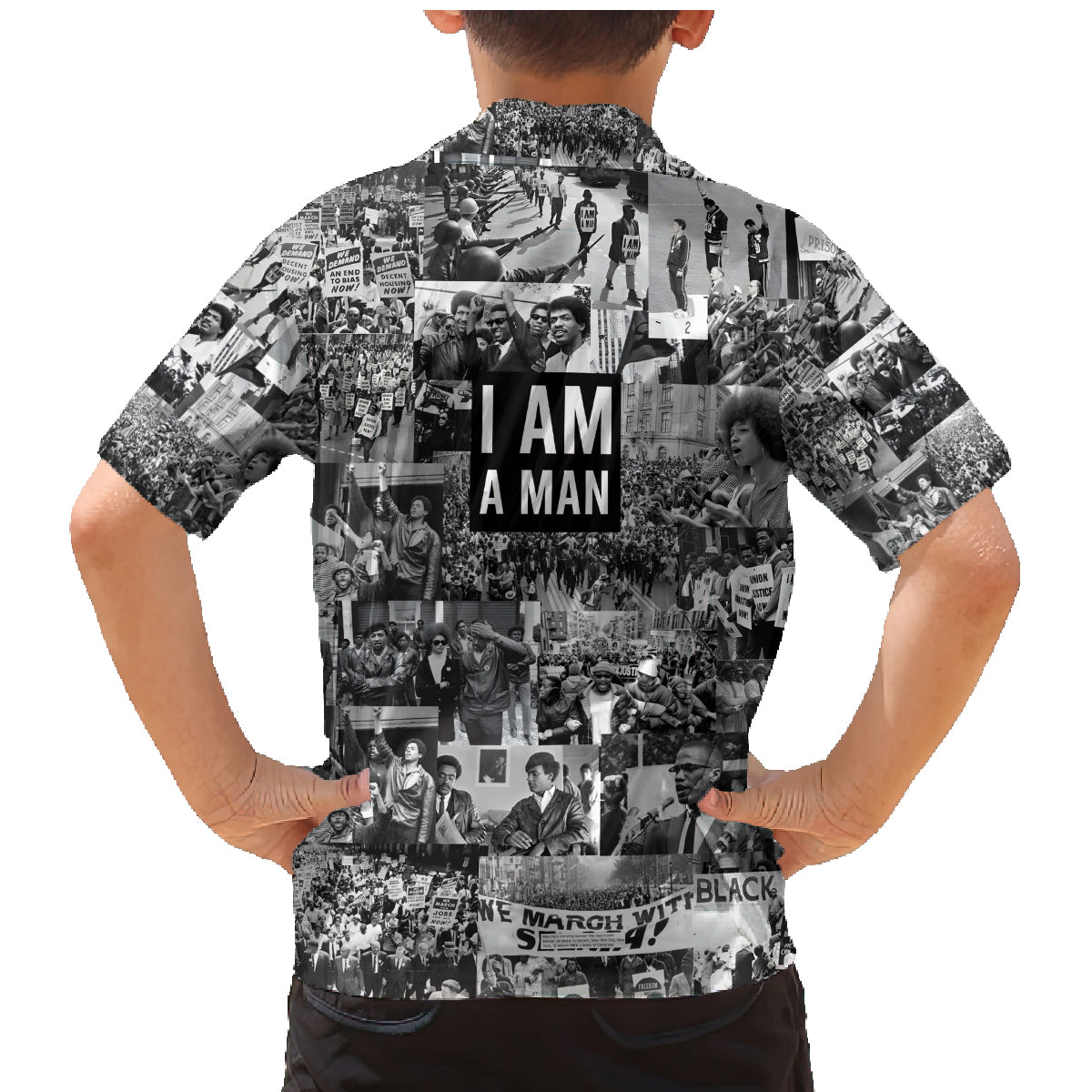 Black Power Family Matching Mermaid Dress and Hawaiian Shirt African American Culture - Wonder Print Shop