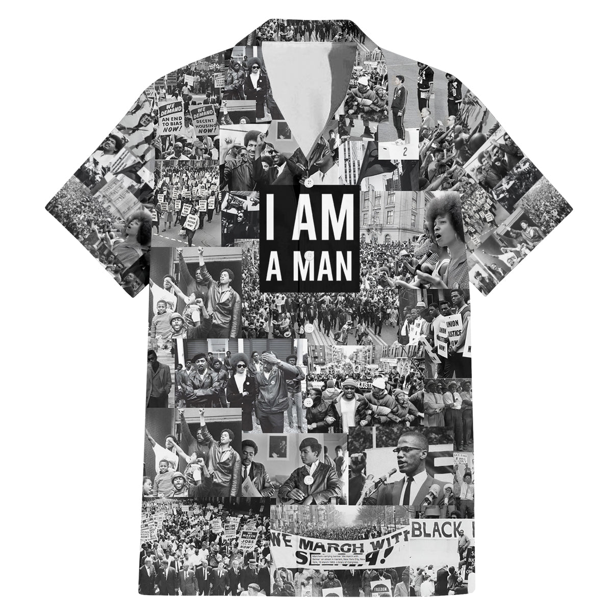 Black Power Family Matching Mermaid Dress and Hawaiian Shirt African American Culture - Wonder Print Shop