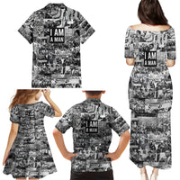 Black Power Family Matching Puletasi and Hawaiian Shirt African American Culture - Wonder Print Shop
