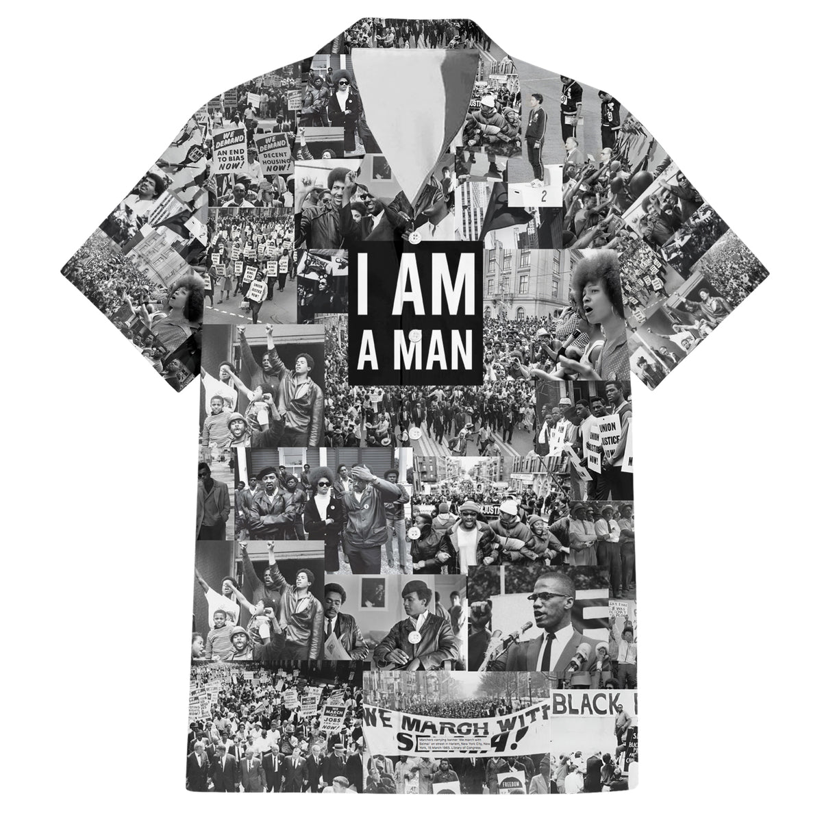 Black Power Family Matching Short Sleeve Bodycon Dress and Hawaiian Shirt African American Culture - Wonder Print Shop