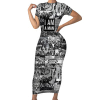 Black Power Family Matching Short Sleeve Bodycon Dress and Hawaiian Shirt African American Culture - Wonder Print Shop