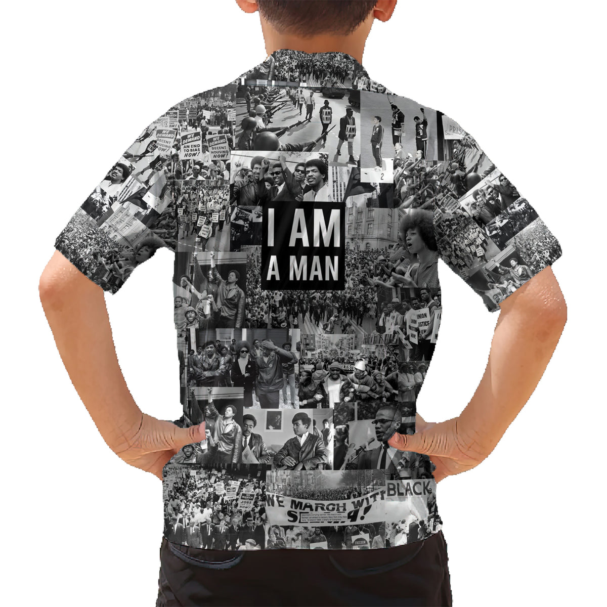 Black Power Kid Hawaiian Shirt African American Culture - Wonder Print Shop