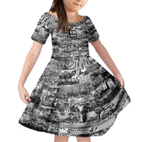 Black Power Kid Short Sleeve Dress African American Culture - Wonder Print Shop