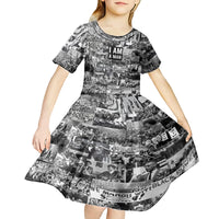 Black Power Kid Short Sleeve Dress African American Culture - Wonder Print Shop