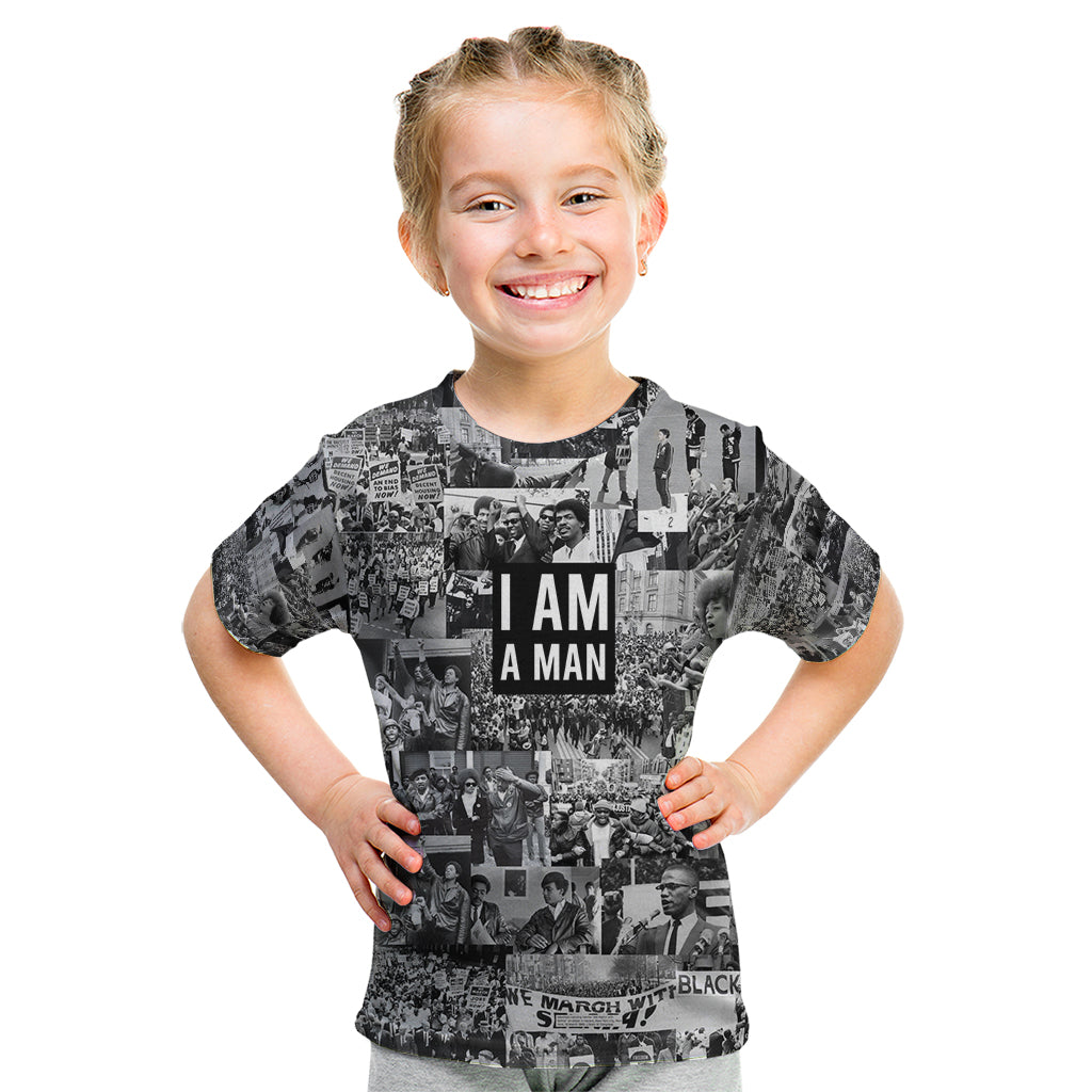 Black Power Kid T Shirt African American Culture - Wonder Print Shop